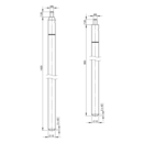 Treibriegelstange massiv