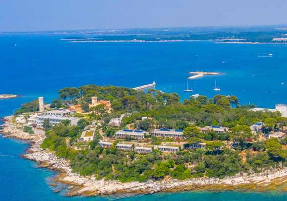 Blick auf Poreč