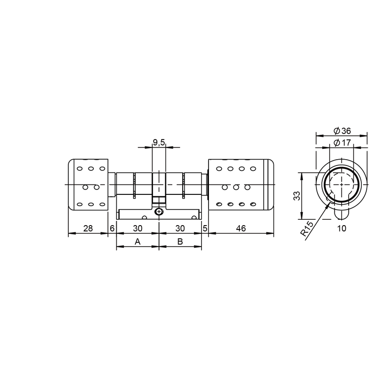 Elektronischer Doppelknaufzylinder